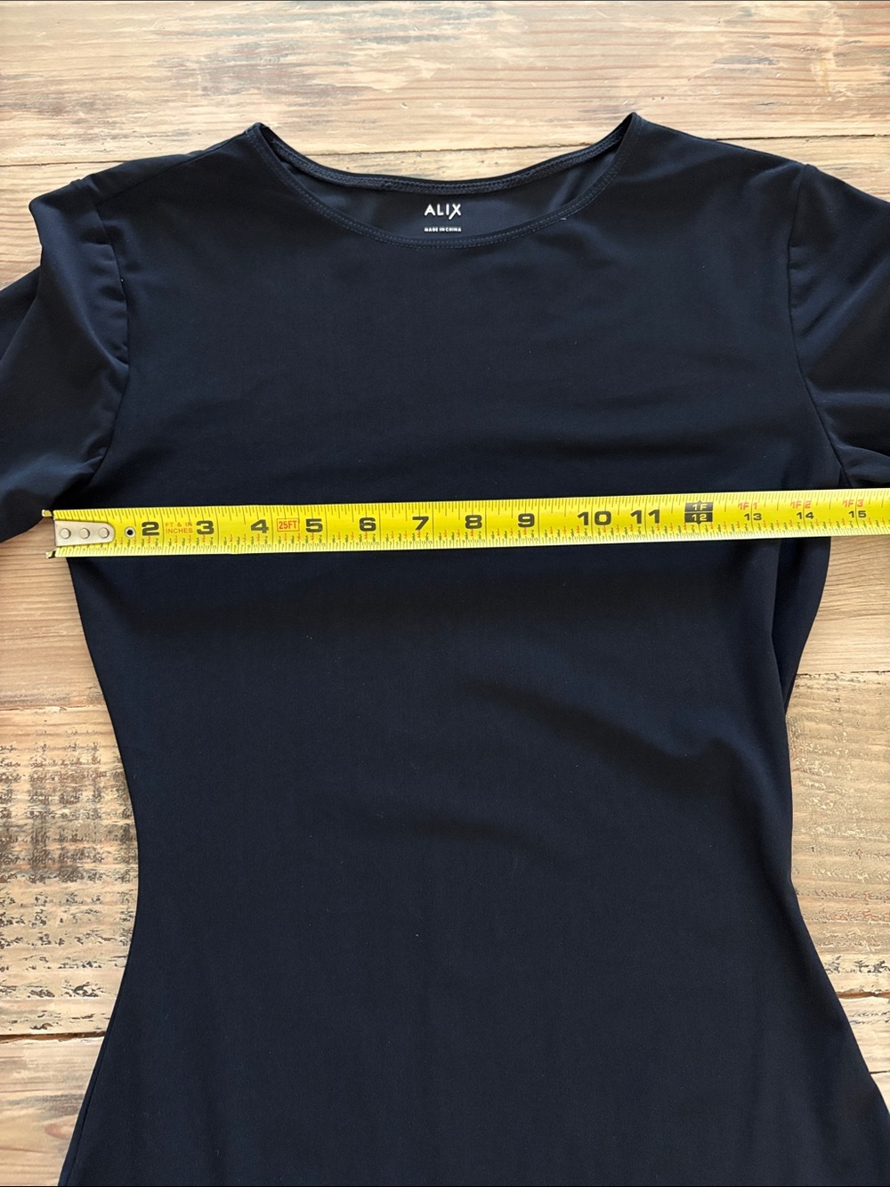ALIX NYC Black Short Sleeve Bodysuit - Picture 4 of 4